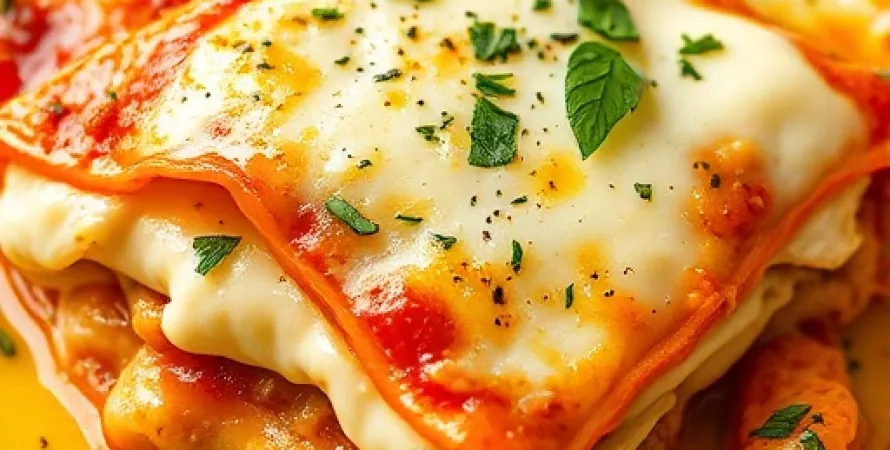 Lasagnes de poulet facile