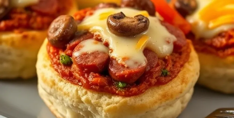 Pizza Kielbasa Biscuit