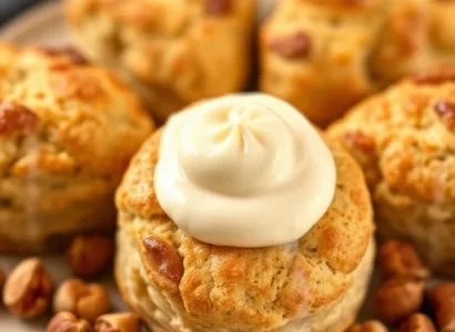 Scones aux noisettes