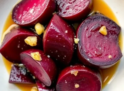 Betteraves au miel et au gingembre