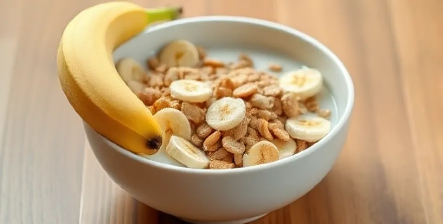 Petit déjeuner avec céréales