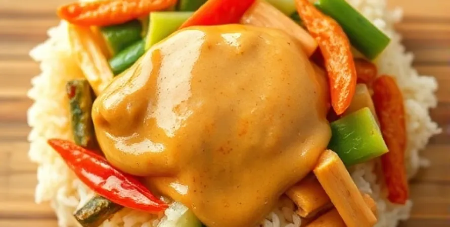 Sauce thai au beurre de cacahuète