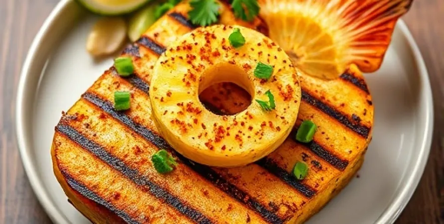Salsa d'ananas chipotle grillé