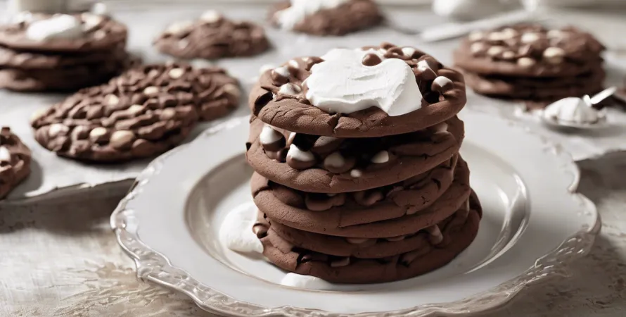 Cookies Meringués au Chocolat