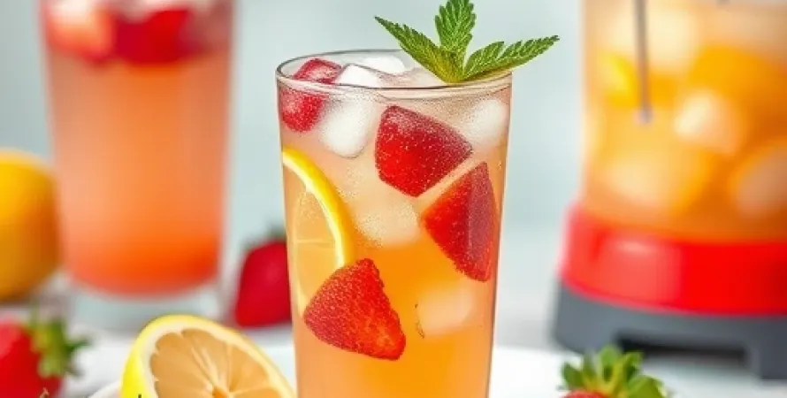 Limonade fraise