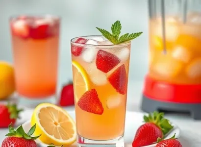 Limonade fraise