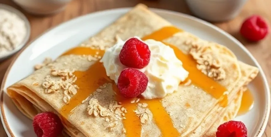 Crêpes d'avoine épaisse