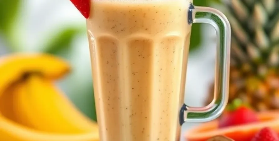 Boisson aux fruits tropicaux