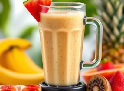 Boisson aux fruits tropicaux