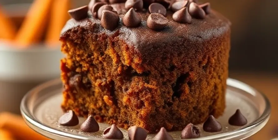 Gâteau de patates douces au chocolat