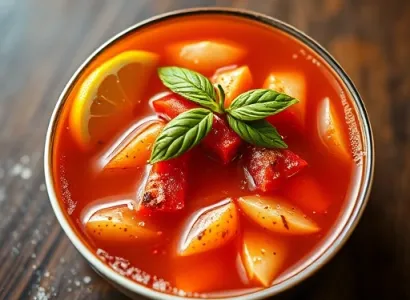 Thé Chaud au Tomate