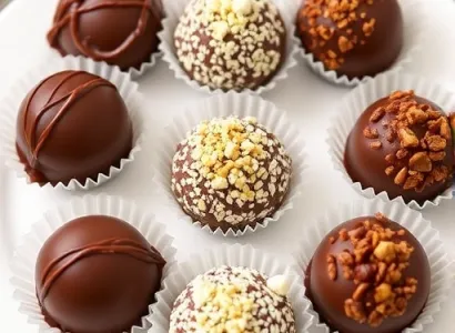 Truffes faciles au chocolat