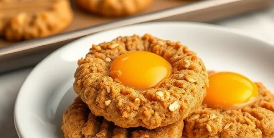 Biscuits au beurre de cacahuète et son d'avoine