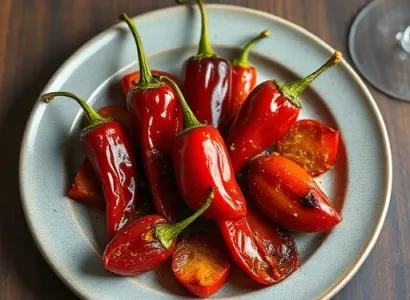 Confit de poivrons rouges