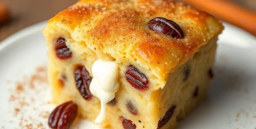 Kugel de pâtes aux fruits secs et fromage blanc