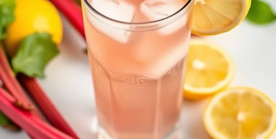 Limonade de rhubarbe