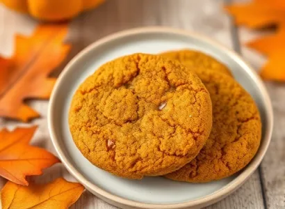 Cookies au potiron végétaliens
