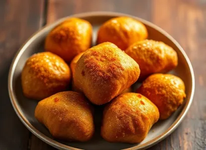 Beignets de patates douces au curry