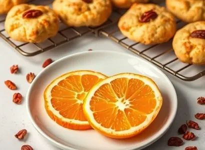 Biscuits aux tranches d'orange