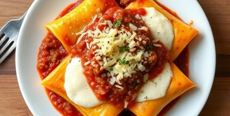 Canelloni au fromage