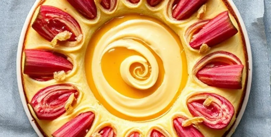 Rouleaux de rhubarbe