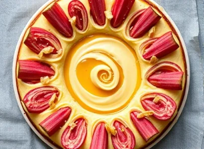 Rouleaux de rhubarbe