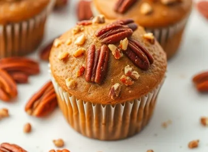 Cupcakes aux noix de pécan