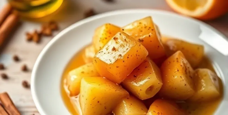 Compote de pommes aux épices