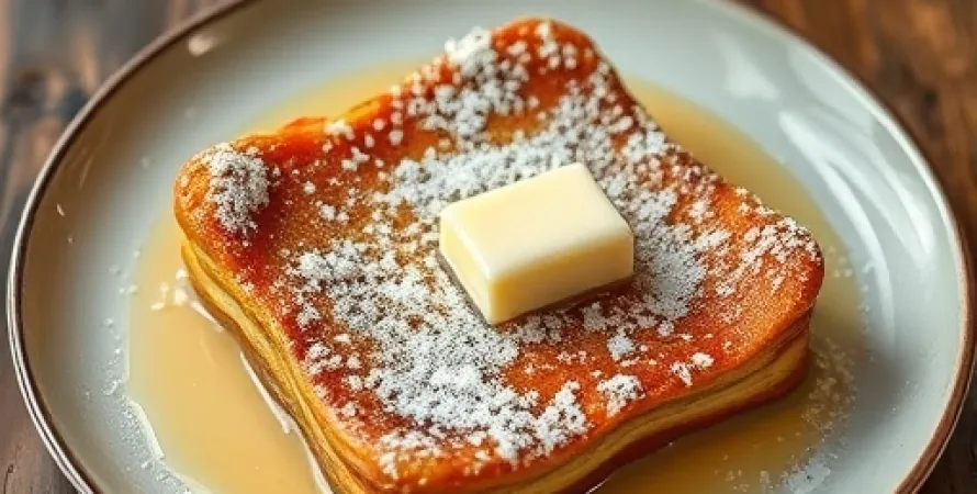 Pain perdu au beurre de cacahuètes
