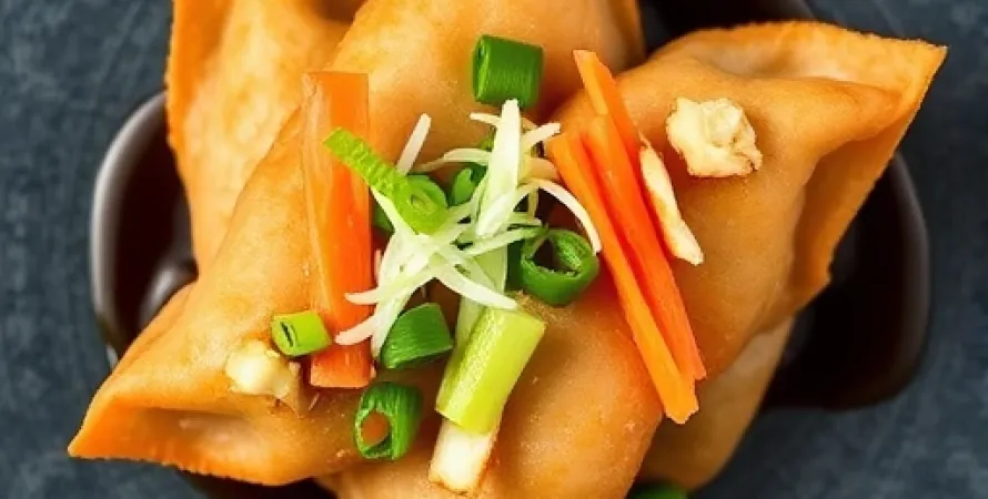 Wontons de saumon