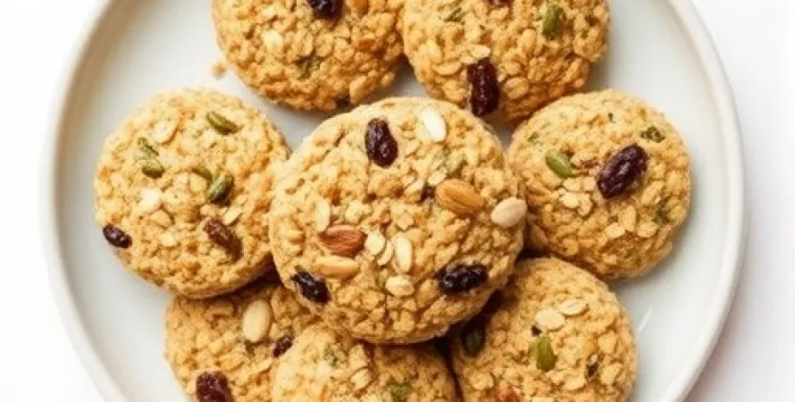 Biscuits à l'avoine sans cuisson