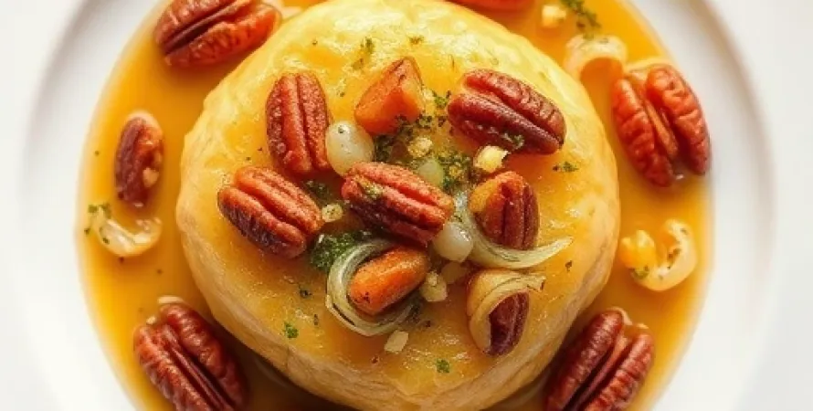 Chou de Bruxelles caramélisé aux pecans