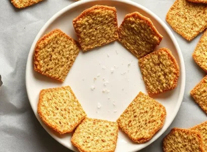 Crackers de graines de lin et quinoa