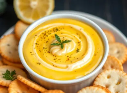Dip au curry et citron