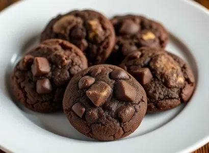 Cookies au chocolat et espresso