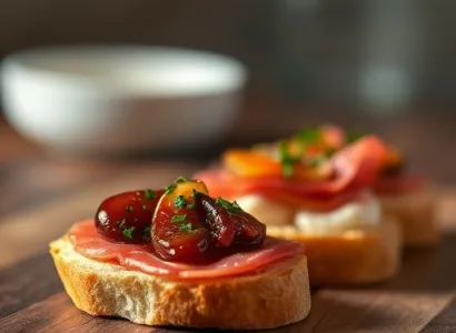 Crostini de Fig et Prosciutto