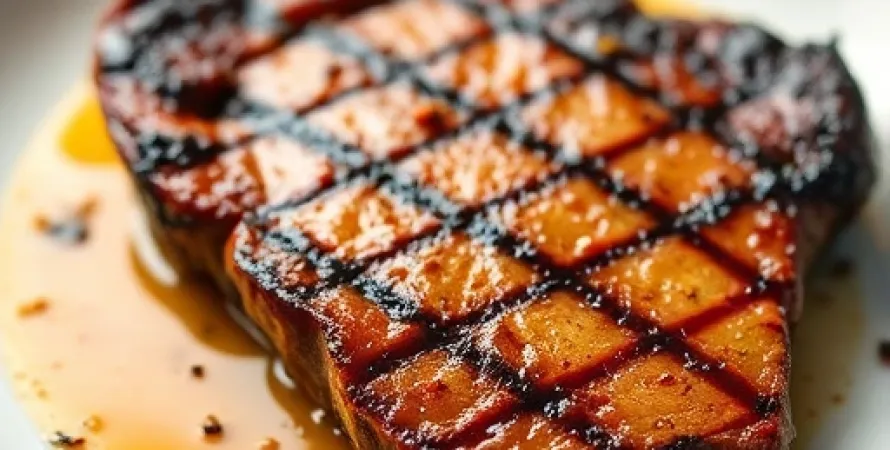 Steak mariné au sirop d'érable et bière