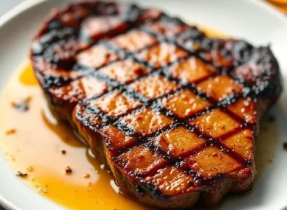 Steak mariné au sirop d'érable et bière