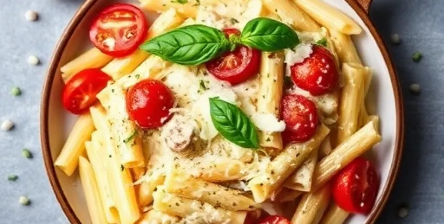 Pâtes à la ricotta et aux tomates