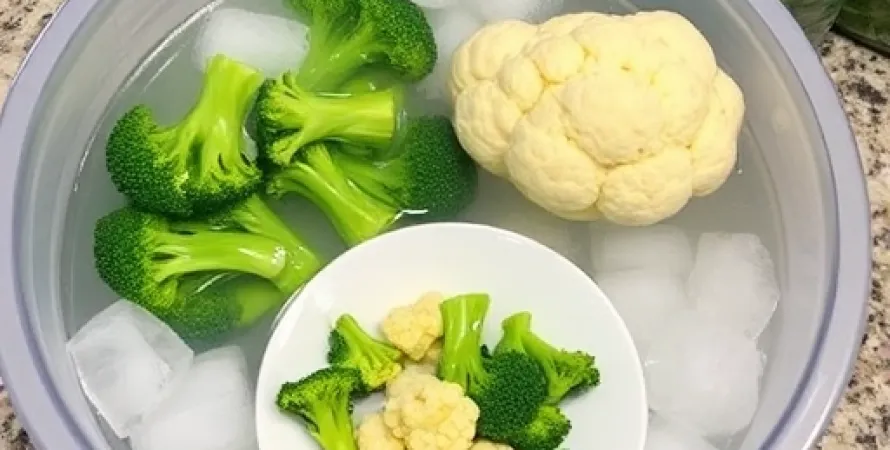 Congéler des brocolis et chou-fleur