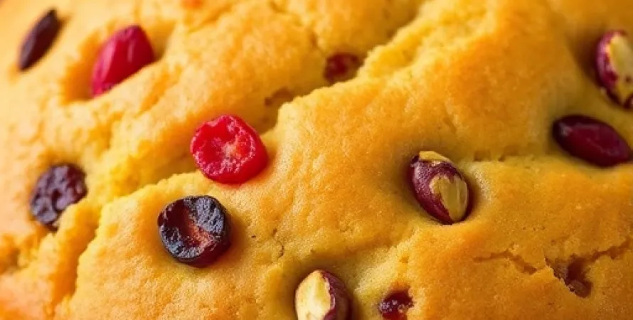Pain au maïs aux canneberges