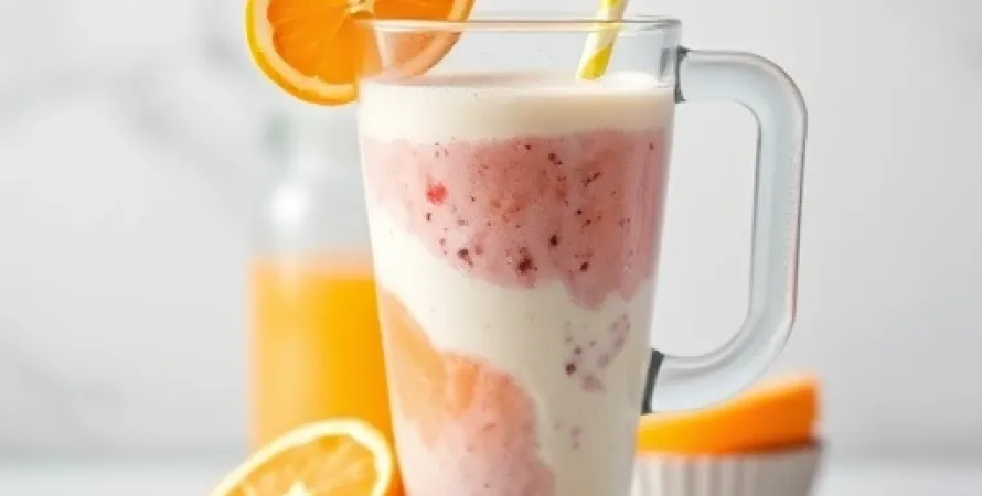 Smoothie de fruit au yogourt