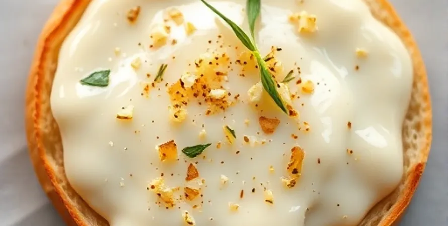 Tartine au fromage et ail