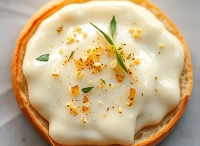 Tartine au fromage et ail
