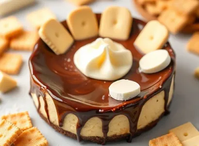 Gâteaux au fromage et chocolat