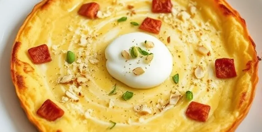 Tortilla aux pommes et beurre d'arachide