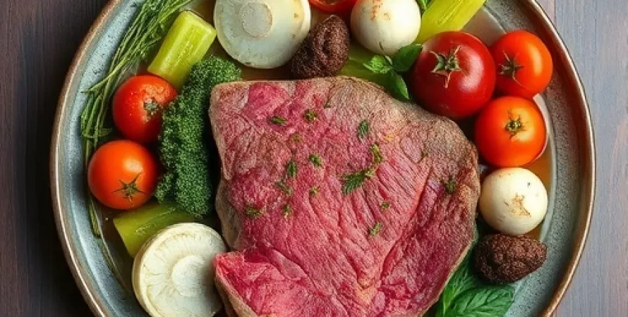 Potage de Corned Beef et Orge