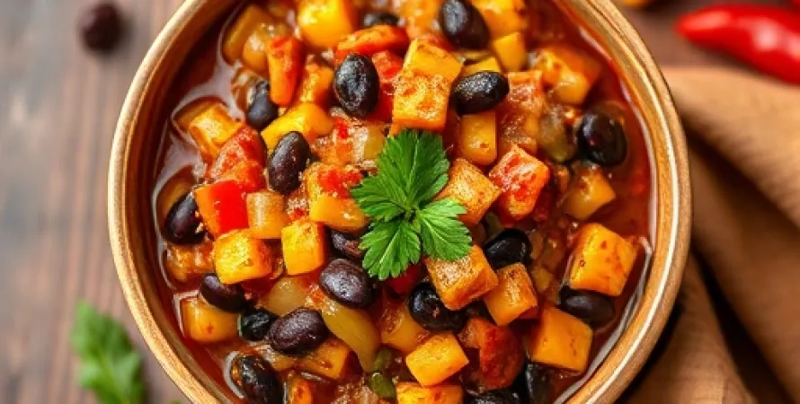 Chili aux courgettes et butternut