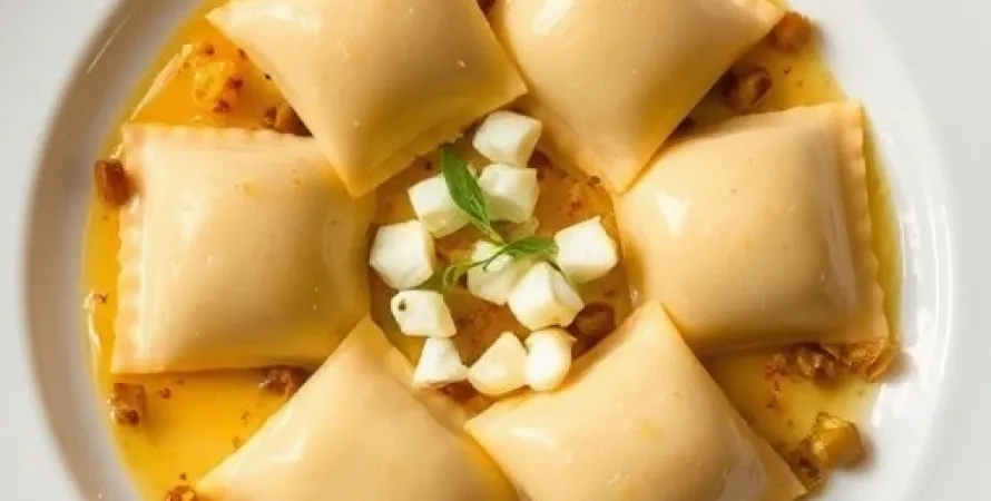 Raviolis aux pommes de terre et ricotta
