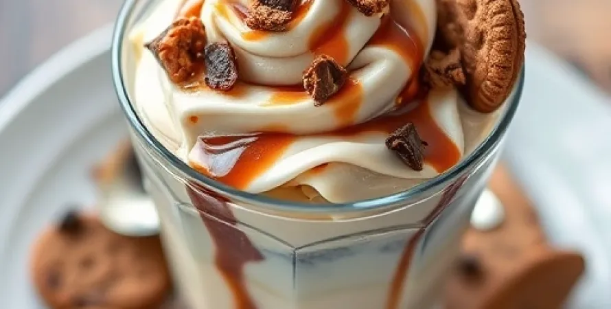 Glace aux morceaux de cookie